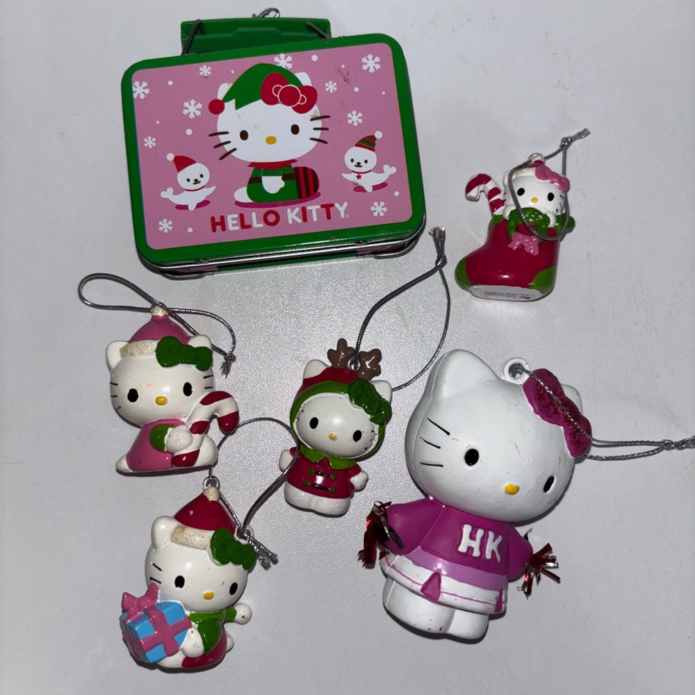 Lot of Hello Kitty Christmas Ornaments